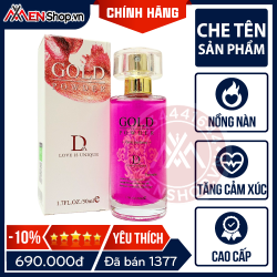 Nước Hoa Tăng Khoái Cảm Gold Powder 50ml - Hồng
