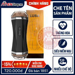 Âm Đạo Giả 2 Đầu Luba Mini - Đầu Miệng, Đầu Âm Đạo