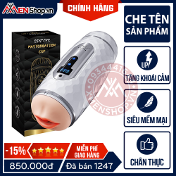 Âm Đạo Giả 2 Đầu Masturbati On Cup - Đầu Miệng, Đầu Âm Đạo