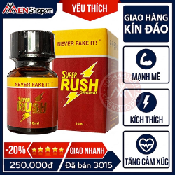 Chai Hít Popper Super Rush - Độ Tinh Khiết Cao - 10ml