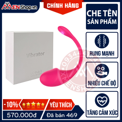 Trứng Rung Whale Red Điều Khiển Qua App