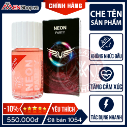 Chai Hít Popper Neon Party 40ml - Đỏ