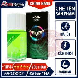 Chai Hít Popper Neon Party 40ml - Xanh Lá
