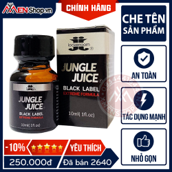 Chai Hít Popper Jungle Juice Black Label - 10ml