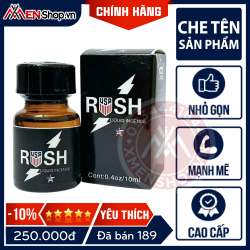 Chai Hít Popper Rush USA Đen - 10ml