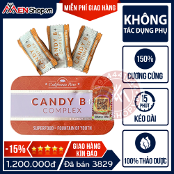 1 hộp Kẹo Sâm Candy B Mỹ - 12 Viên - Bản Lĩnh Thật Sự
