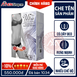 Dương Vật Giả Baile Ultra 2 Đầu Rung - Size Vừa, Có Dây Đeo