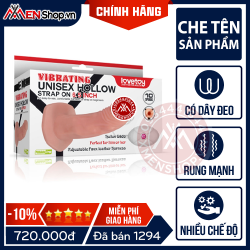 Dương Vật Giả Lovetoy Unisex Hollow - Rỗng, Dây Đeo,Có Rung