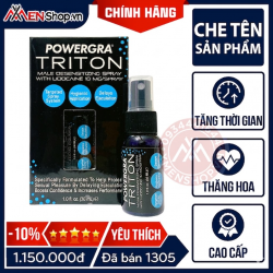 Chai Xịt Kéo Dài Thời Gian Powergra Triton - 30ml