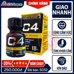 Lọ Hít Nước Hoa C4 vàng - 10ml